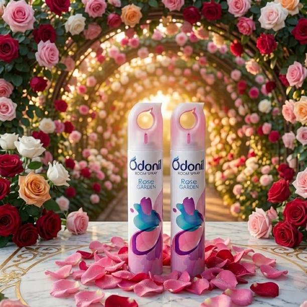 Odonil Rose Garden Spray Fresh Room Spray Combo