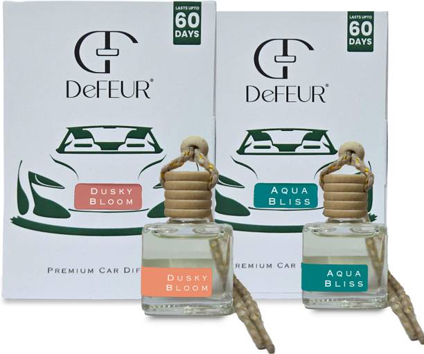 DeFEUR Dusky Bloom & Aqua Bliss Car Freshener Diffuser Professional