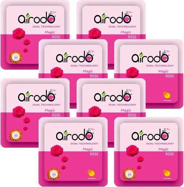 AIRODO Room Freshener Magic Rose Pocket Gel (Pack of- 08) Blocks Room Freshener Magic Rose Pocket Gel (Pack of- 08)