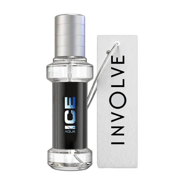 Involve Elements Aqua Ice Spray Car Air Perfume | Car Freshener Spray | Fine Fragrance Car Scent Air Freshener - IELE07 | Car accessories interior | Long lasting fragrance | Car perfume