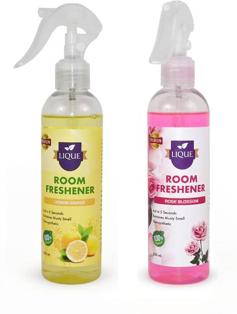 lique Refreshing Lemon & Rose Room Air Freshener Amazing Wave of Freshness Spray Lemon + Rose Room Freshener Spray