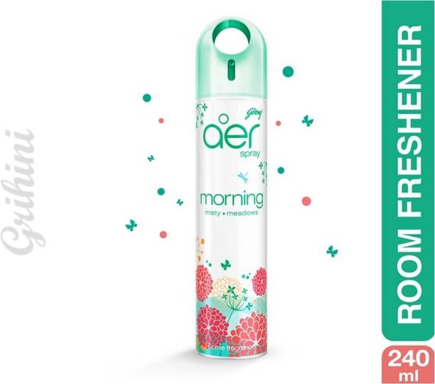 Godrej Aer Aer Spray Morning Misty Meadows Home Fragrance Car Freshener Spray 01