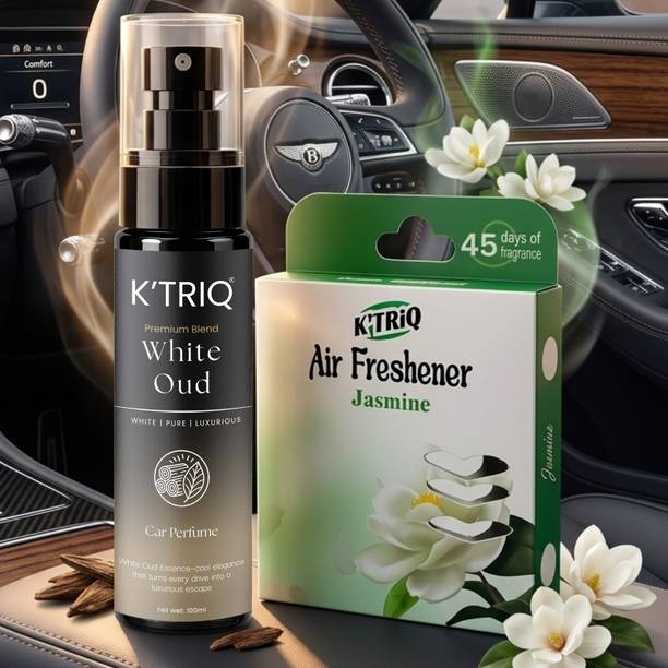 K'TRiQ White Oud, Jasmine Blocks | Air Freshener | Air Freshner for Car | Air Freshener Block | Air Freshener Home |