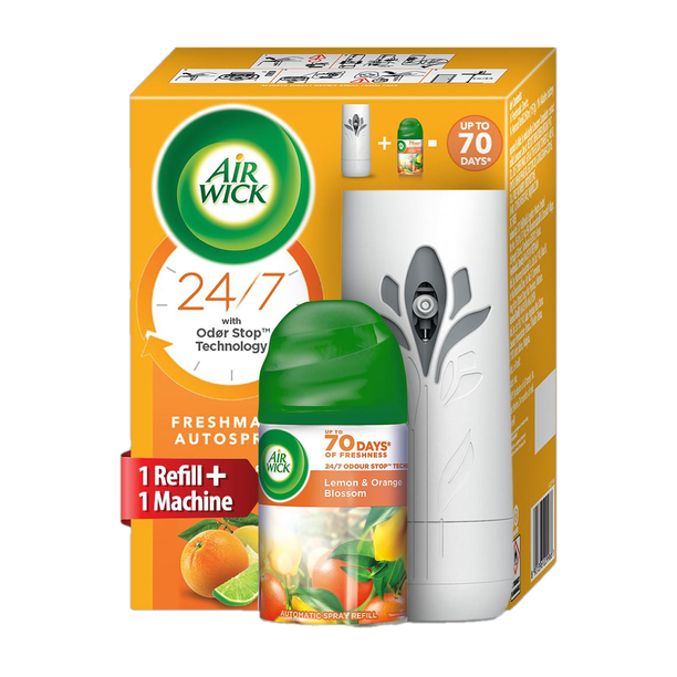 Airwick Lemon & Orange Blossom Automatic Spray | Lemon and Orange Blossom | Automatic Spray