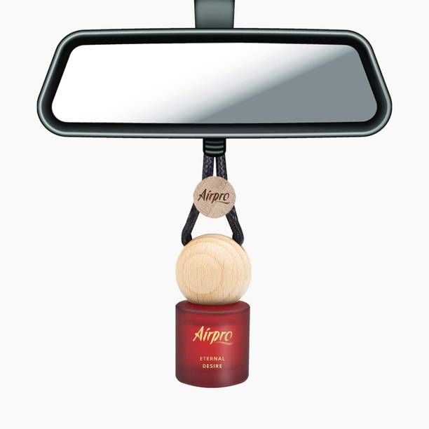 Airpro Eternal Desire Car Freshener Diffuser Wooden Hanging Car Air Freshener | Premium Car Perfume | Long-Lasting Fragrance with Wooden Diffuser Lid