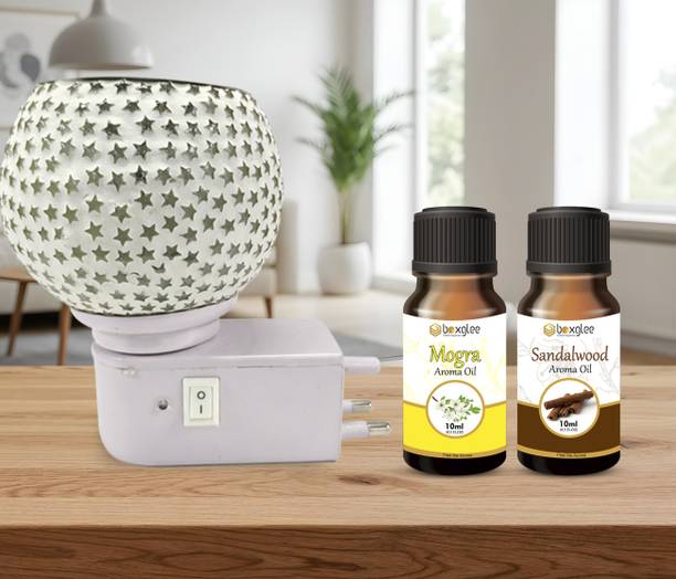 Boxglee Multifragrance Aroma Oil Star Kapoor Dani with Mogra + Sandalwood Oil 10ML for Home,Office Decor