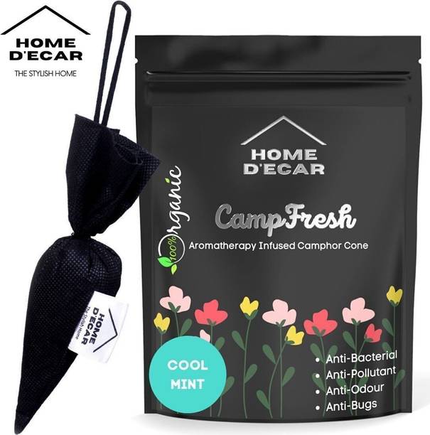 HOME D'ECAR Cool Mint Cone 100% Organic Camphor Cone