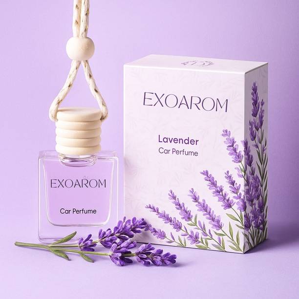 EXOAROM lavender Diffuser Car perfume Air Freshner Hanging Pod