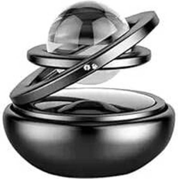 fenku mart Luxury Aroma Oil solar rotating car air freshener Aromatherapy Perfume Diffuser for Car Dashboard Planet Orbit Air Freshener & Car Interior Decoration