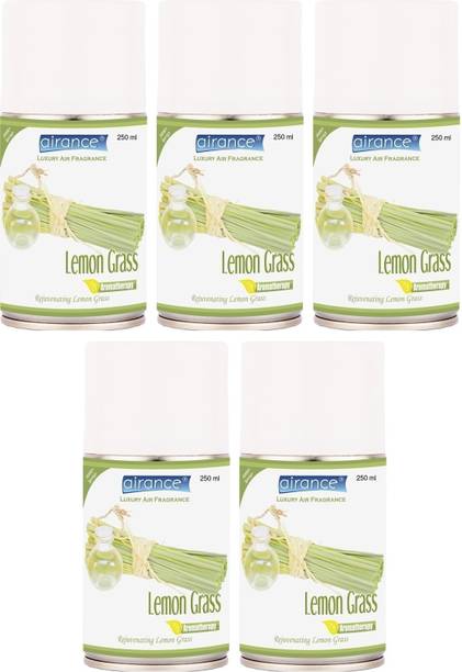 Airance Lemongrass Spray, Automatic Spray, Refill Automatic Room Freshner Refill | Room Freshener Spray