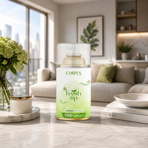 Corpus Floral Refill Fresh Up Room Freshener Refill | 2200+ Sprays for Bathroom, Kitchen & Living Room
