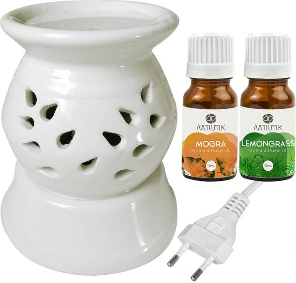 Aatiutik Mogra, Lemongrass Diffuser Set AT-130ELEDIFF001-MOG-LG
