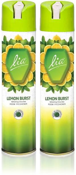Lia Lemon Burst Fragrance - Pack of 2 Spray
