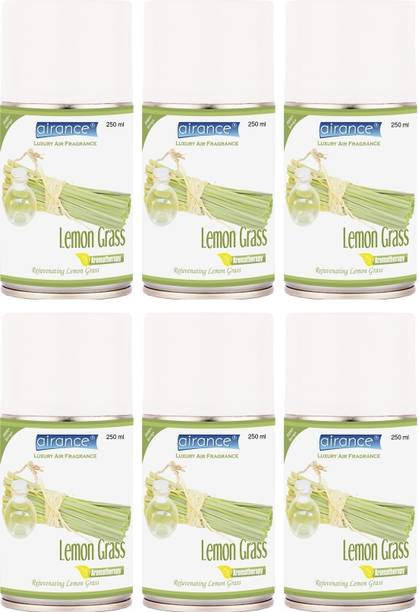 Airance LemonGrass Spray, Automatic Spray, Refill Automatic Room Freshener Refill Air Freshener Lemongrass Lemongrass Spray Refill Anti bacterial