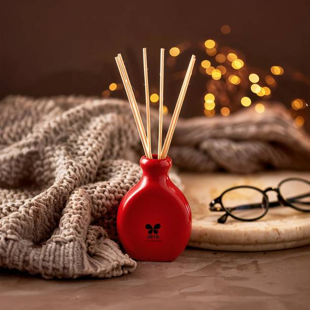 IRIS Apple Cinnamon Reed Diffuser Set Home Fragrances