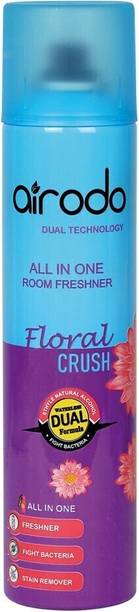 AIRODO Floral Fresh Spray Room Freshener | All In One| FLORAL CRUSH (250ML)