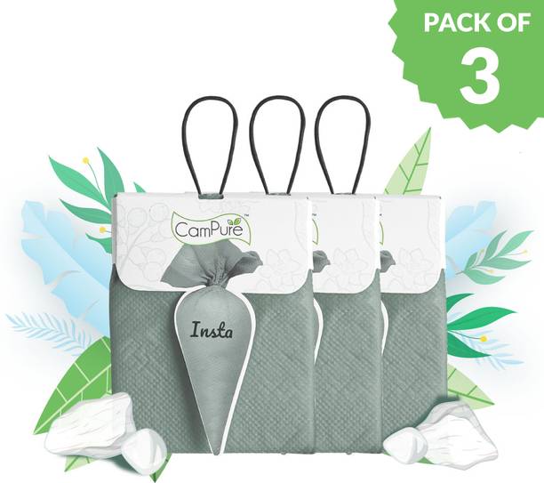 CamPure Insta Cone Bhimseni (Pack of 3) Room, Car and Air Freshener & Mosquito Repellent Potpourri Camphor Insta Cone Bhimseni (Pack of 3) Room, Car and Air Freshener & Mosquito Repellent