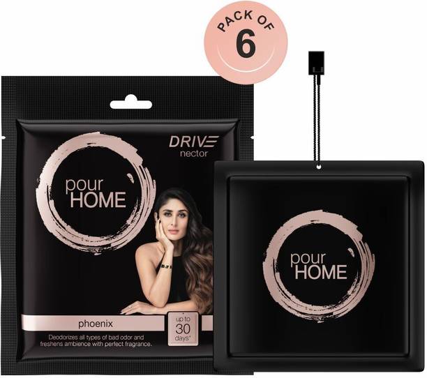 POUR HOME Drive Phoenix Nector : Floral and Fruity Pocket Air Freshener Gel Car Freshener Blocks Phoenix Drive Nector