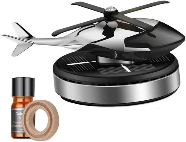 AIRSKY Aroma Car Perfume Car Freshener Diffuser New Helicopter alloy Solar Car Air Freshener Aromatherapy Car Interior Decoration Accessories Fragrance For Home | Office Air Fresher Decoration Perfume Diffuser