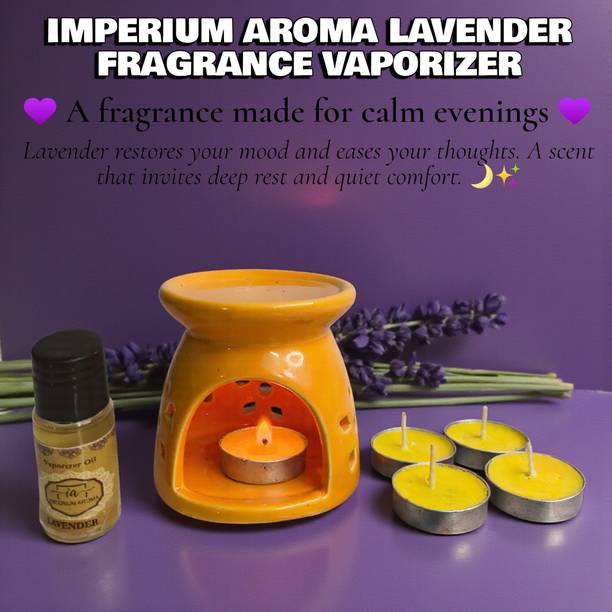 IMPERIUM AROMA lavender Diffuser Oil Burner Candle lavender Diffuser for Home Fragrance