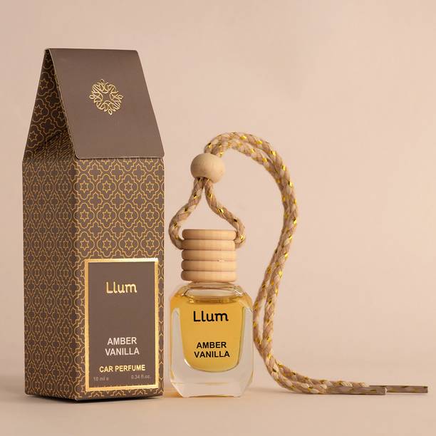 Llum Amber Vanilla Hanging Car Air Freshener Luxury, Organic Toxin-Free Diffuser Car Freshener Diffuser Amber Vanilla Hanging Car Air Freshener Luxury, Organic Toxin-Free Long Lasting Car Freshener Diffuser (10 ml)