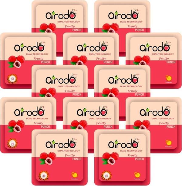 AIRODO Air Freshener Fruit Punch Pocket Gel (Pack Of - 12) Blocks Air Freshener Fruit Punch Pocket Gel (Pack Of - 12)