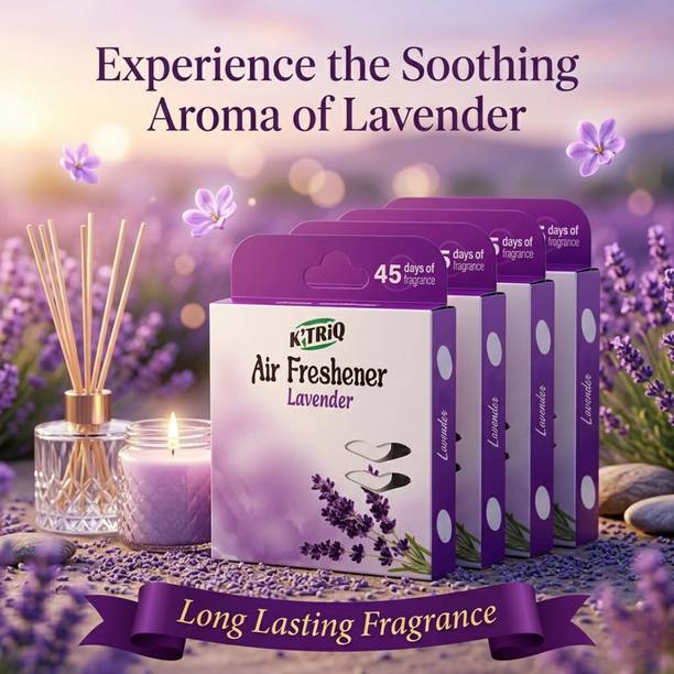 K'TRiQ Lavender Blocks air freshener blocks | Fragrance that lasts a long time | air freshener bathroom