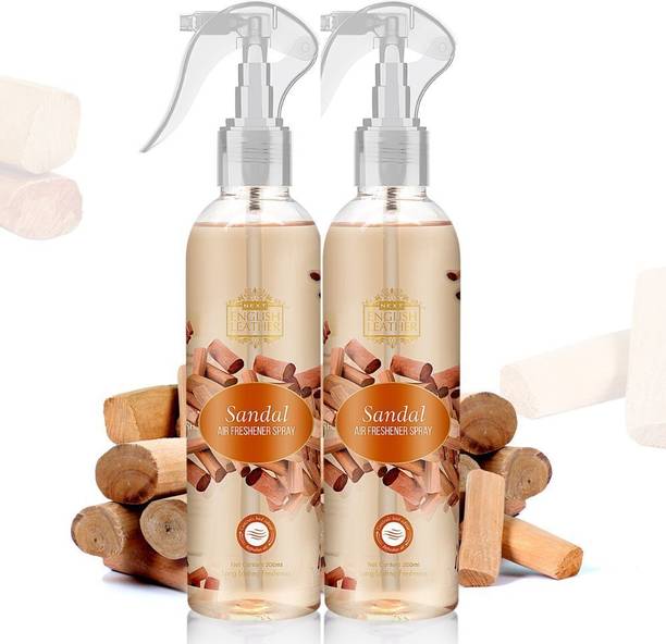 NEXT English Leather Nature Inspired Sandal No Gas, Room Air Freshener Car Freshener Spray Sandal No Gas air Freshener 500ml