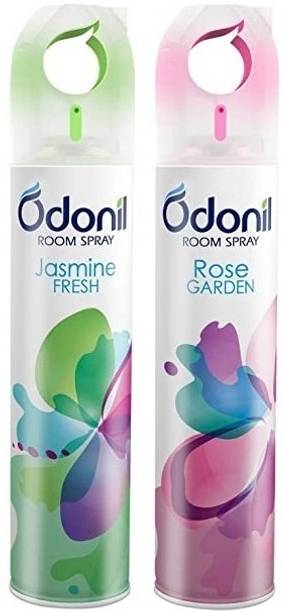 Odonil Jasmine-Rose Spray Special Room Spray Air Freshner (Rose+Jasmine) Combo Spray (2 x 220ml)