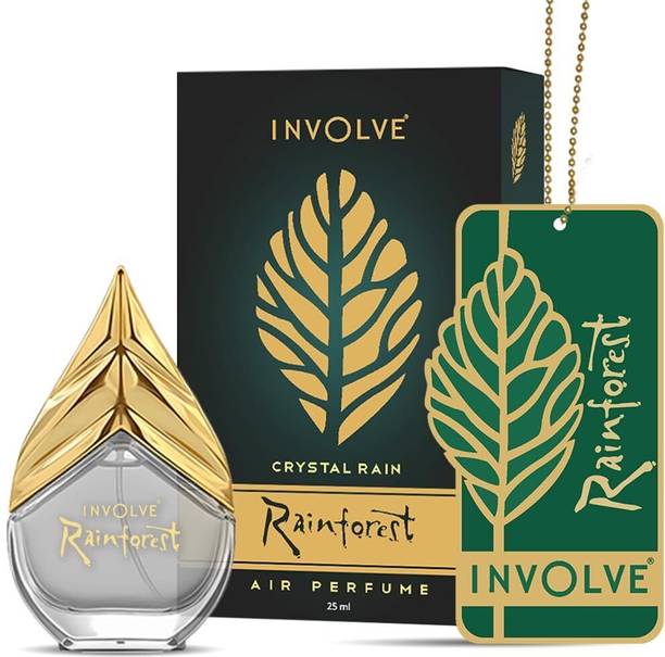 Involve Rainforest Premium Edition – Crystal Rain | Car Freshener Spray |Luxury Air Freshener Spray |Long-Lasting Fine Fragrance | Car Accessories interior | Car accessories 2025| Car Perfume