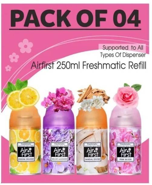 Air first Automatic Spray Refill Combo Pack 250ML*4 Pcs. Spray