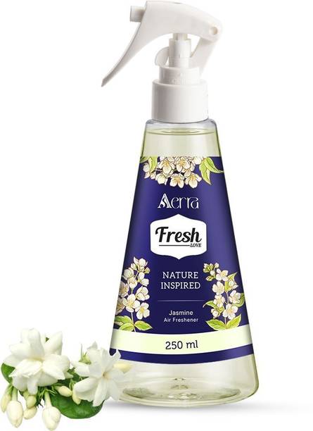 Aerra Jasmine (Mogra) Car Freshener Spray Air Freshener - Long-Lasting Jasmine (Mogra) Fragrance & Odor Eliminator for Home, Car, Bathroom - Non-Toxic, Eco-Friendly