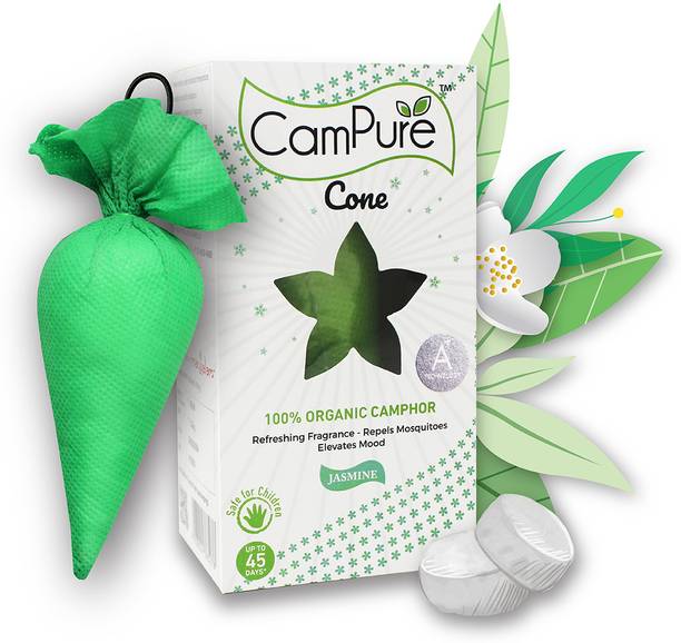 CamPure Cone Air Freshener - Jasmine - Pack of 1 Potpourri Cone Air Freshener - Jasmine - Pack of 1