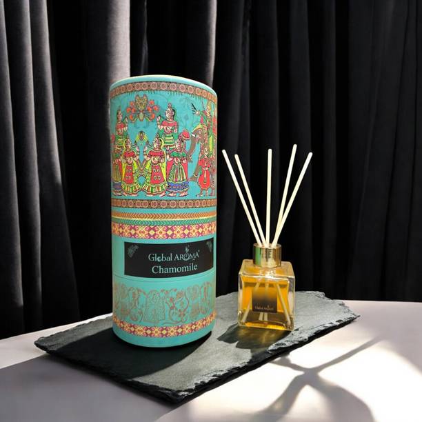 Reed Diffuser Set Chamomile Fragrance Diffuser Set CUBE-CHAMOMILE-100ML W-FIBER