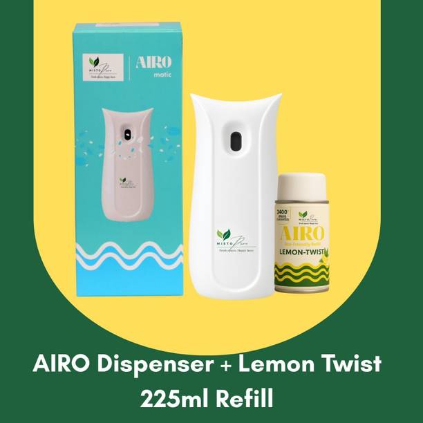 mistopure Lemon Twist Automatic Spray Airo Automatic Room Freshener Dispenser with Lemon Twist Refill