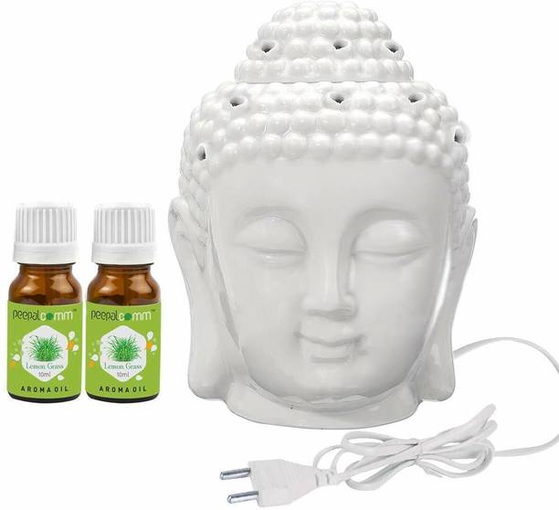 PeepalComm Electric Buddha Diffuser Night Lamp Light for Home Office Hotel Spa, Lemongrass Diffuser, Aroma Oil PC-elebuddha-2Lemongrass