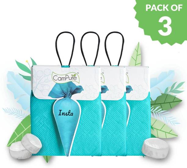 CamPure Camhor Insta Cone (Pack of 3) Room, Car and Air Freshener & Mosquito Repellent Potpourri Caphor Insta Cone (Pack of 3) Room, Car and Air Freshener & Mosquito Repellent