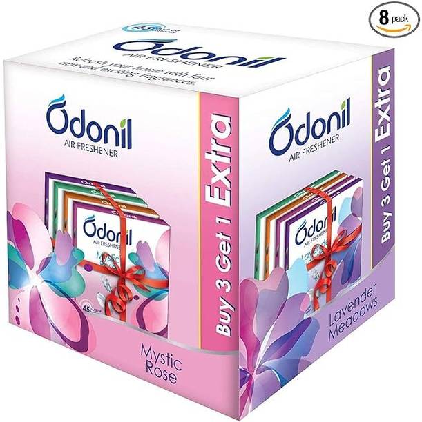 Odonil Air Freshner, [Buy 9 Get 3 Free], Mixed Fragrances:, Jamine, Lavender, Orchid, Rose Blocks multi pack