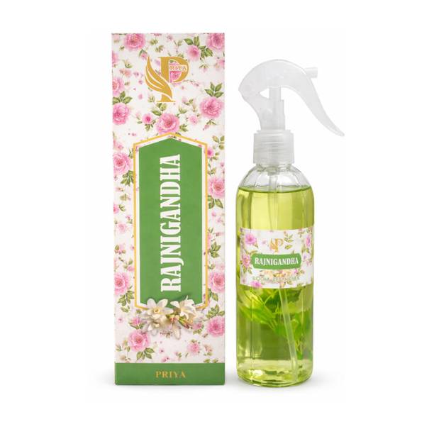 PRIYA Rajnigandha Car Freshener Spray Rajnigandha ROOM FRESHNER $CAR AIR FRESHNER SPRAY (250 ML) 250 ml