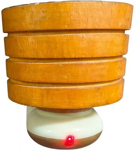 aurent kapoor dani Aroma Oil wooden Electric Camphor Diffuser, Natural Wood Finish, Plug-in Incense Burner with Indicator Light (3)