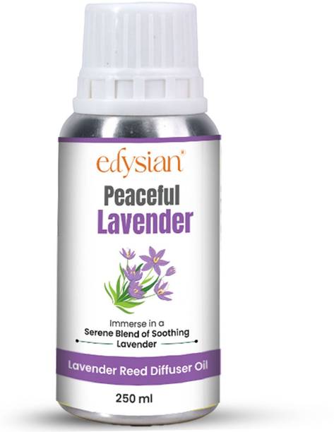 Edysian Lavender Aroma Oil | Lavender Reed Diffuser Oil | Refreshing Aroma for Home, Office & Stress Relief | Fragrance Oil | Room Air Freshner | Diffuser Refill