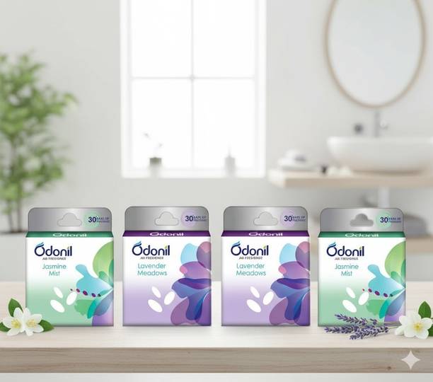 Odonil Jasmine fresh + lavender mist, Mixed Fragrance, Assorted Blocks Blocks jasmine fresh + lavender mist