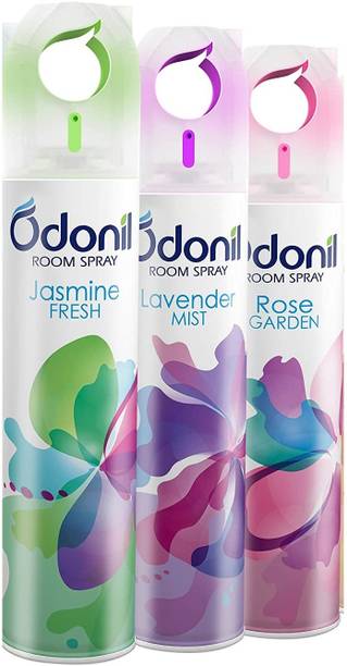 Odonil Room Spray(Lavender-Jasmine-Rose)Natural Air Freshener Blocks Lavander-Jasemine-Rose