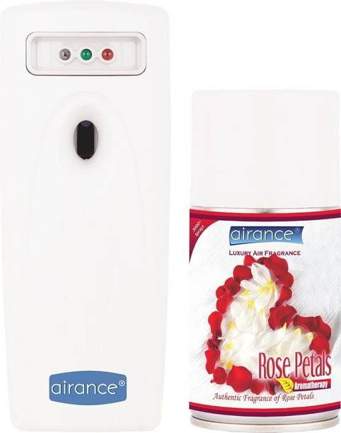 Airance Rose Petals Spray, Refill, Automatic Spray Automatic room Freshner machine air freshener dispenser with Refill