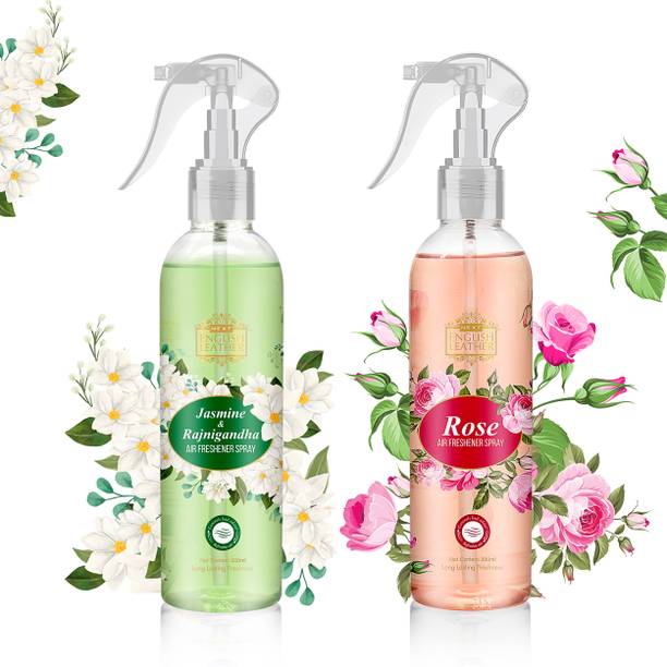 NEXT Rose and Jasmine & Rajanigandha, Nature's Air Freshener Car Freshener Spray Jasmine and Rose Air Freshener
