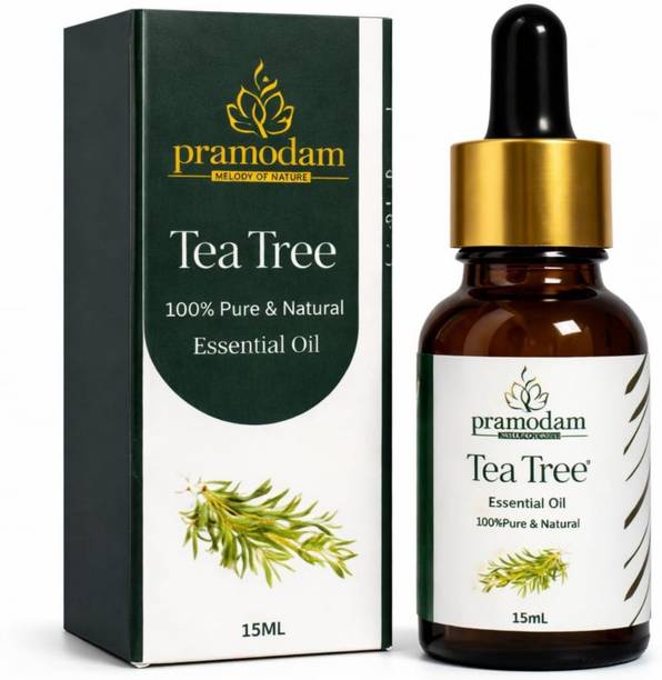 PRAMODAM Tea Tree Essential Oil 15 ml | Essential Oil for Acne, Skin, Scalp & Hair Care