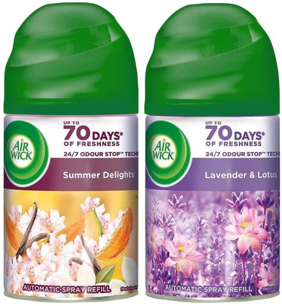 Airwick Lavender + Summer Delight Refill | 250ml Lavender + 250 ml Summer Delights | Refills |