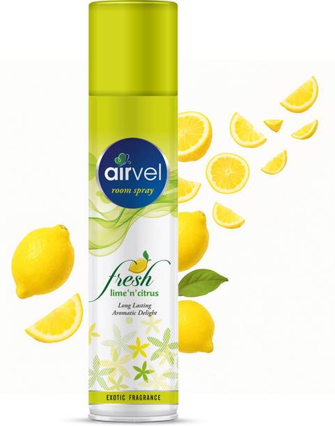 Airvel Fresh Lime 'n' citrus Spray Room Freshener for Home & Bathroom