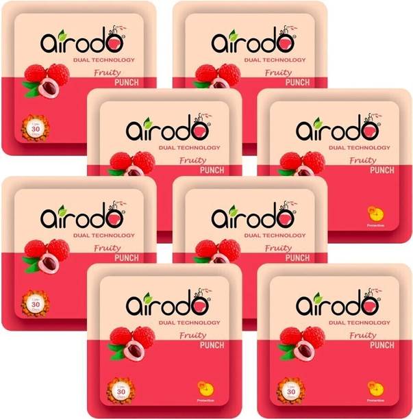AIRODO Air Freshener Fruit Punch Pocket Gel (Pack Of -08) Blocks Air Freshener Fruit Punch Pocket Gel (Pack Of -08)