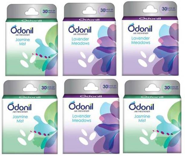 Odonil LAVENDER, jasmine Car Freshener Blocks LAVENDER + JASMINE (50G*6)
